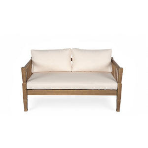4-Piece Patio Furniture Set with Coffee Table and Cushions - alternate view