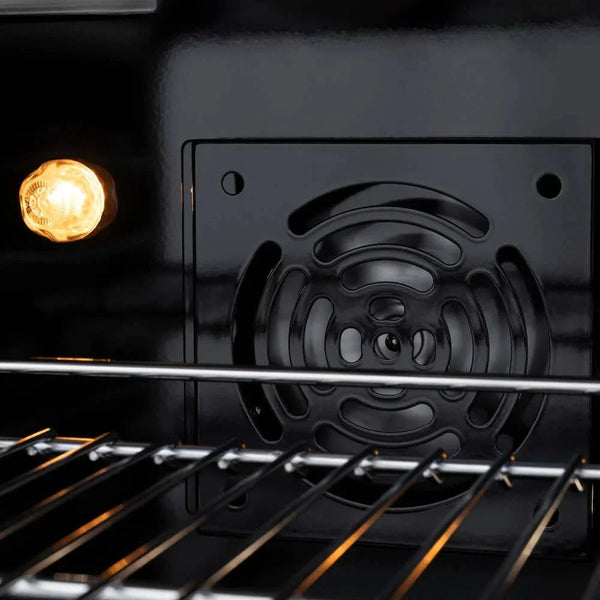 ZLINE 30' Select Dual Fuel Range Gas Cooktop Electric Convection Oven DuraSnow® Stainless Steel Brass Burners HDRS-BR-30 - in use