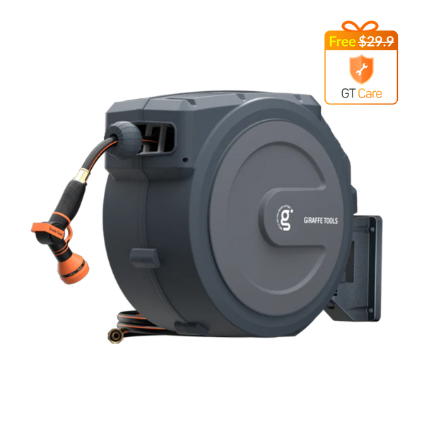 Retractable Garden Hose Reel 62ft-155ft
