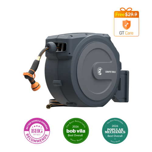 Retractable Garden Hose Reel-1/2in-100ft