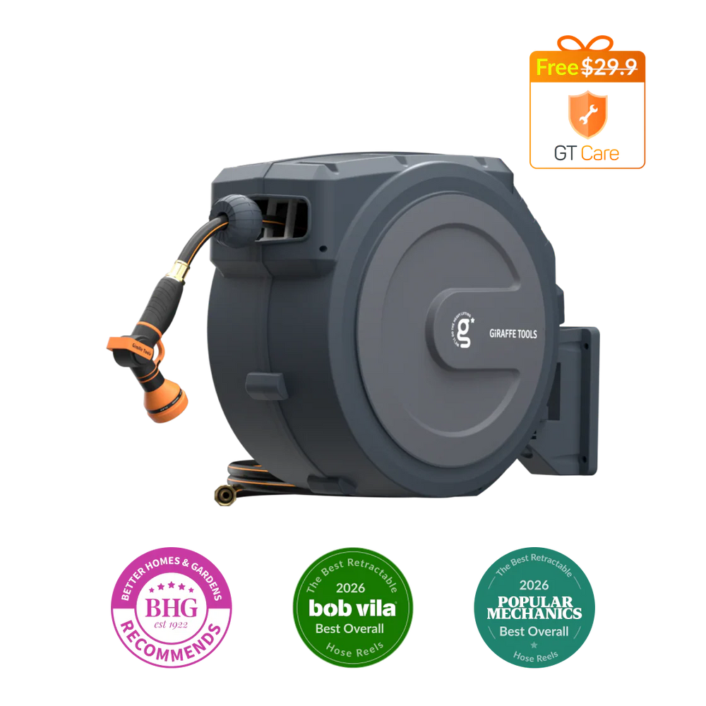 Retractable Garden Hose Reel-5/8in-90ft