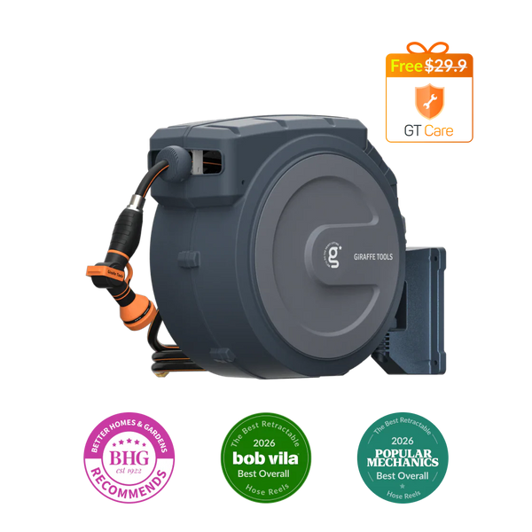 Retractable Garden Hose Reel-1/2in-100ft
