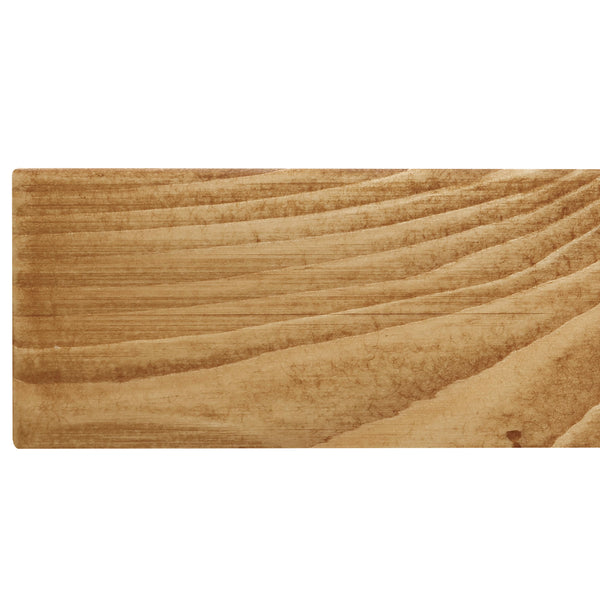 Modern Smooth Solid Timber Fireplace Mantel - alternate view