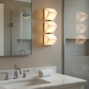 Alabaster Staircase Wall Lamp