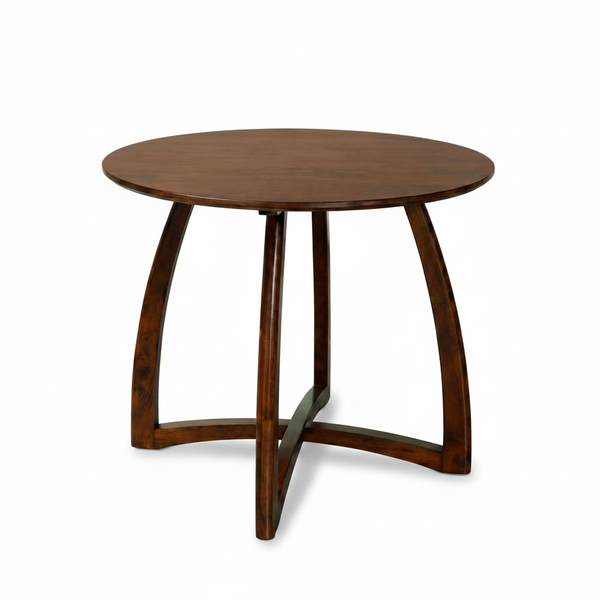Alma 36 Inches Round Dining Table for 4, Mid-Century Modern Kitchen & Dining Room Tables