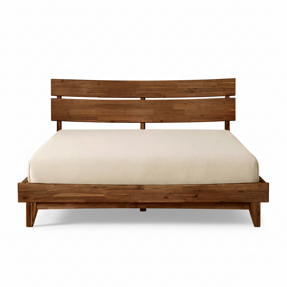 Aurora Solid Wood Bed Frame