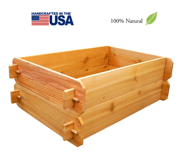 Timberlane Gardens Raised Garden Bed Kit Double Deep (Two 2x3) Select Cedar - alternate view