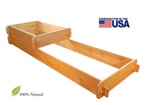 Timberlane Gardens Raised Garden Bed Kit 2 Tiered (2x3 2x6) Select Cedar - lifestyle photo