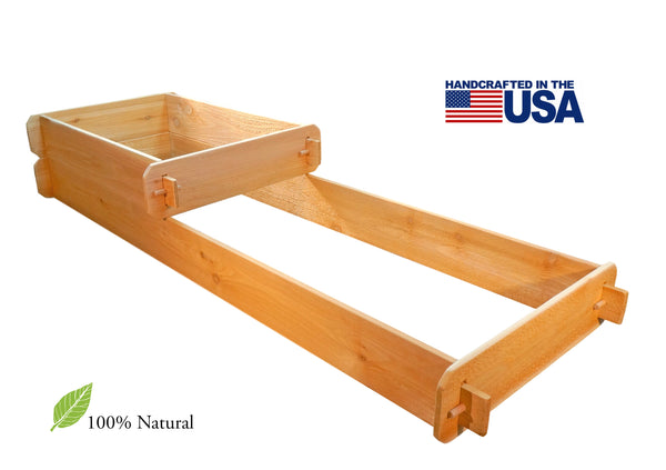Timberlane Gardens Raised Garden Bed Kit 2 Tiered (2x3 2x6) Select Cedar - lifestyle photo