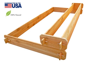 Timberlane Gardens Raised Garden Bed Kit 2 Tiered (1x6 3x6) Select Cedar - lifestyle photo