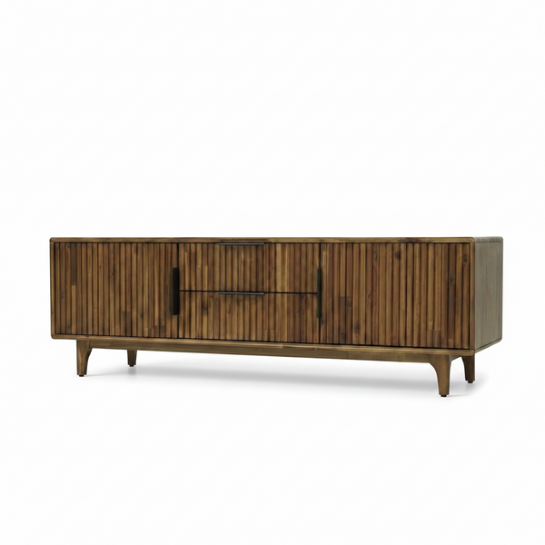 Bosk Wood Fluted TV Stand
