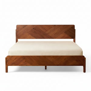 Bifrost Solid Wood Bed Frame With Headboard
