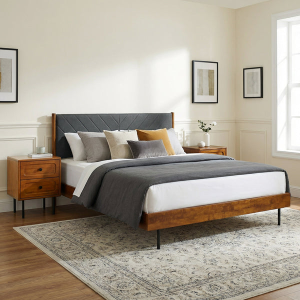 Astoria Solid Wood Bed Frame - side view
