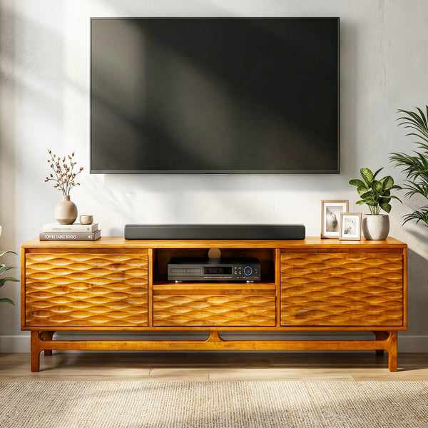 Elara Solid Wood TV Stand - product view