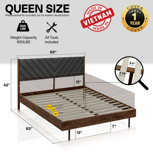 Astoria Solid Wood Bed Frame - view 15
