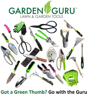 Classic Garden Tool Set - Includes Hand Trowel Transplanter Cultivator - close-up