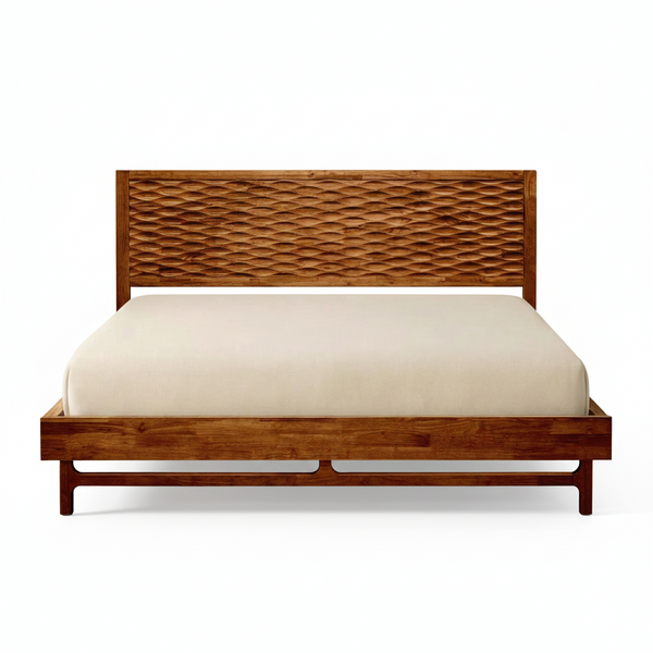 Elara Solid Wood Bed Frame