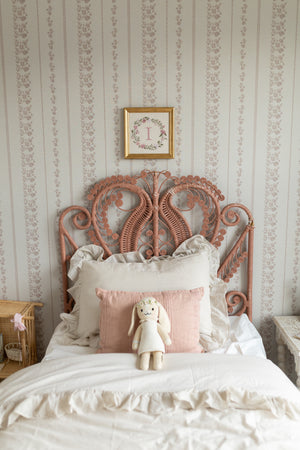 Roselle Stripe Wallpaper by Safari Natalia x Taddy Mikelaites