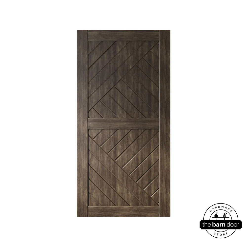 Pine Wood Patterned DIY Barn Door | 80'-84' x 26'-50'