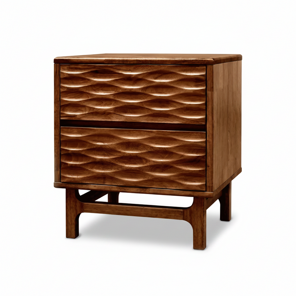 Elara Solid Wood Nightstand