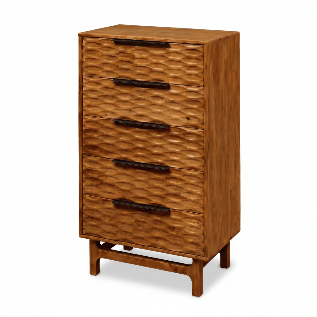 Elara Solid Wood Dresser with 5 Drawers Elara Solid Wood Dresser with 5 Drawers