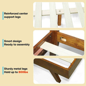 Harmony Solid Wood Bed Frame