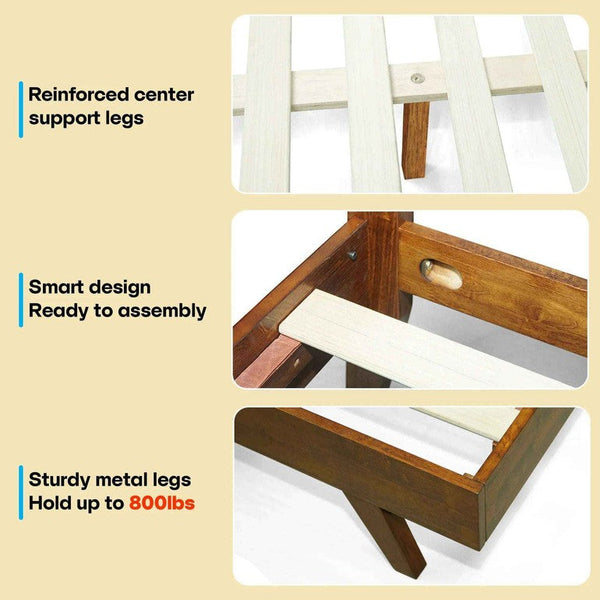 Harmony Solid Wood Bed Frame