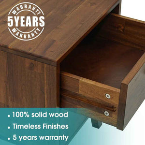 Silvia Solid Wood Nightstand - view 14