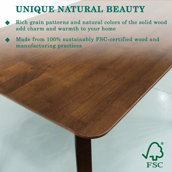 Acacia Verve 48' Solid Wood Dining Table - Ideal Kitchen Table for 4 - view 14