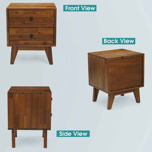 Silvia Solid Wood Nightstand - view 17