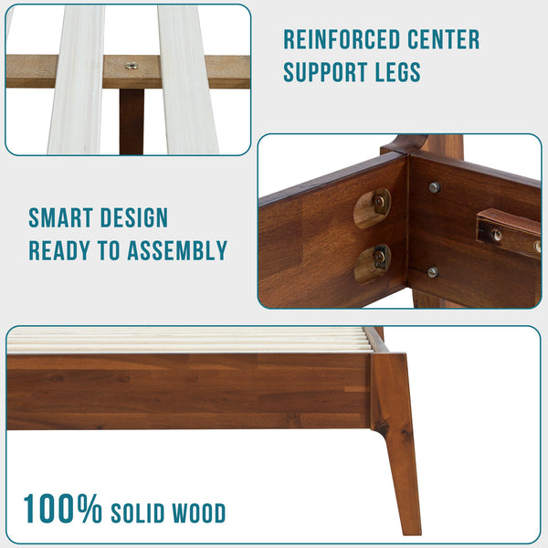 Callisto Solid Wood Bed Frame - view 19