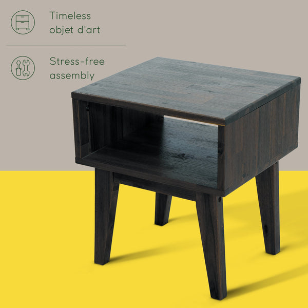 Serena Solid Wood Nightstand - view 14