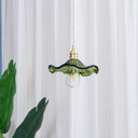Floral Glass Pendant Light