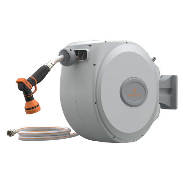 Retractable Garden Hose Reel 62ft-155ft