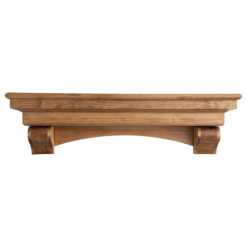 French Corbel Fireplace Mantel - close-up