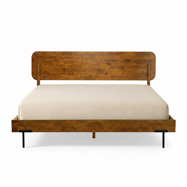Frida Solid Wood Bed Frame