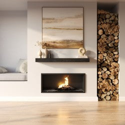 Barn Beam Mantel | Textured Real Wood Fireplace Mantel