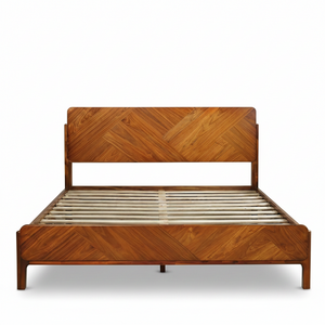 Bifrost Solid Wood Bed Frame With Headboard