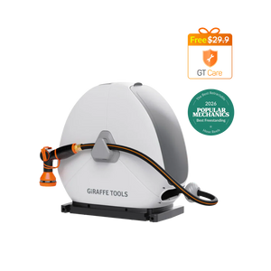 Ground-Mounted Retractable Hose Reel 82ft-130ft