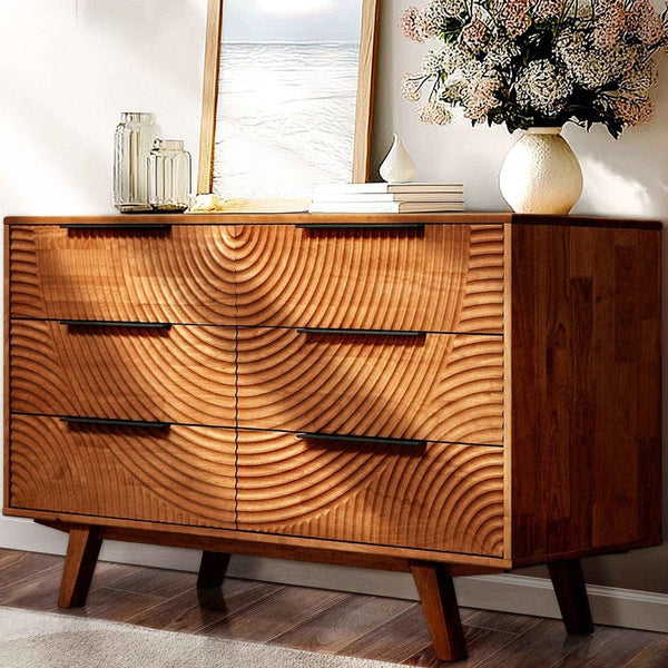 Harmony Solid Wood Dresser with 6 Drawers - view 13