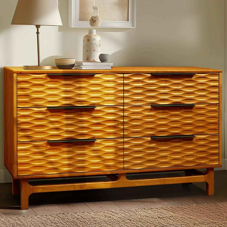dresser solid wood Natural Wood Dresser main image 0
