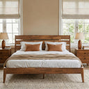 Emery Solid Wood Bed Frame - front view