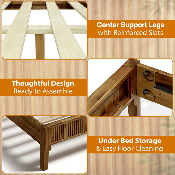 Bosk Solid Wood Bed Frame - product view