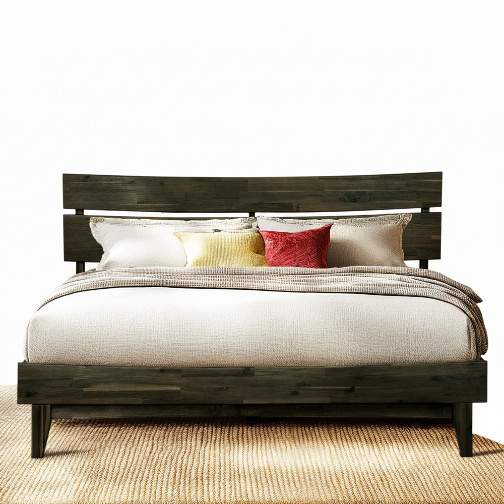 Aurora Solid Wood Bed Frame
