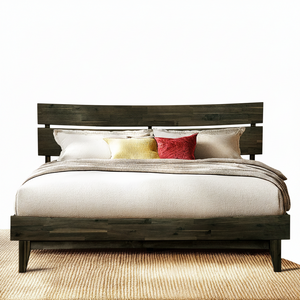 Aurora Solid Wood Bed Frame