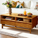 Elara Wooden Coffee Table - front view