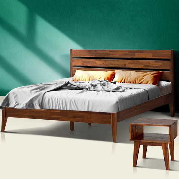 Emery Solid Wood Bed Frame