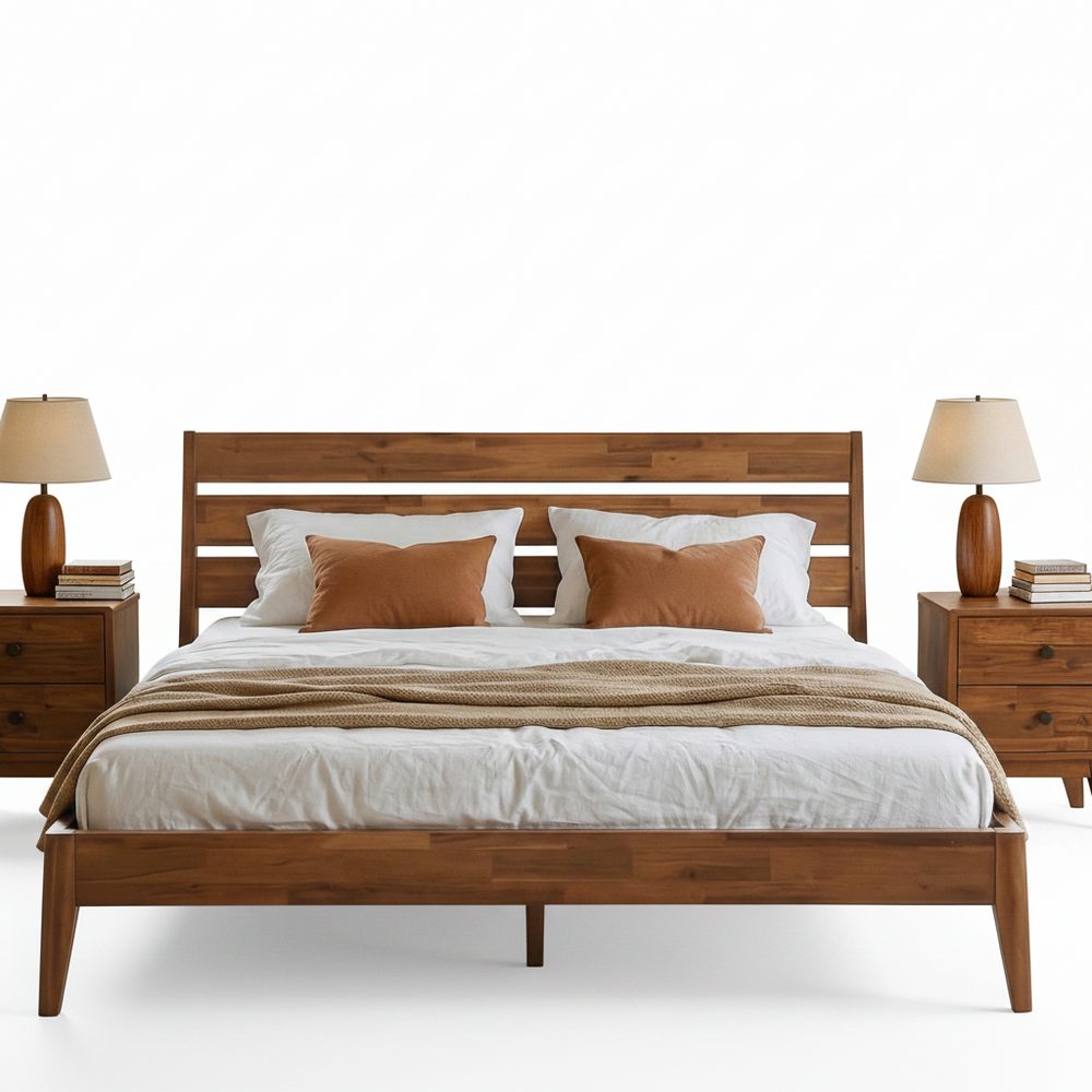 Emery Solid Wood Bed Frame