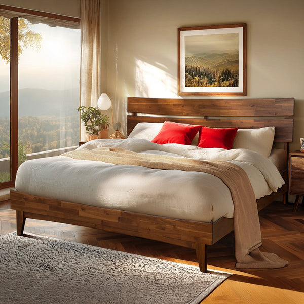 Aurora Solid Wood Bed Frame - view 16