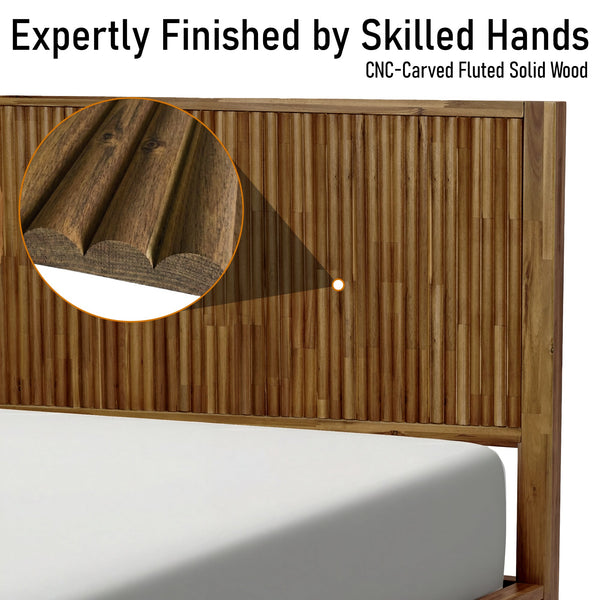 Bosk Solid Wood Bed Frame - alternate view